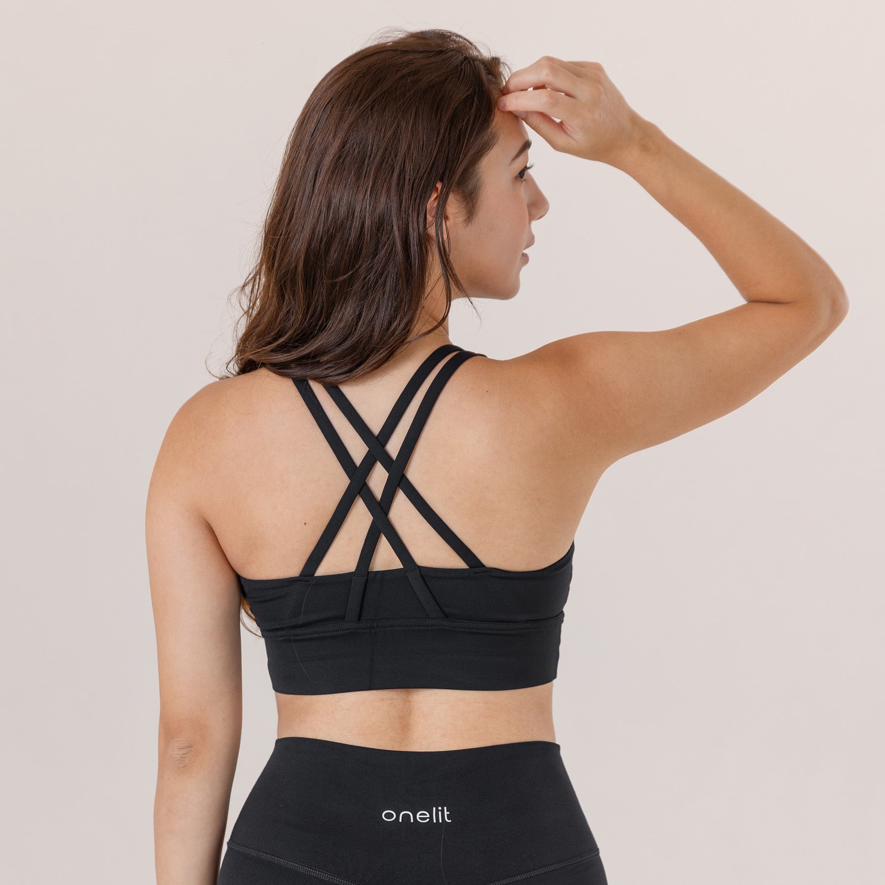 ボディボードセット一式 女子ウエット付き すぐ使える onelit ヌーディータッチ クロスバックストラップ スポーツブラ