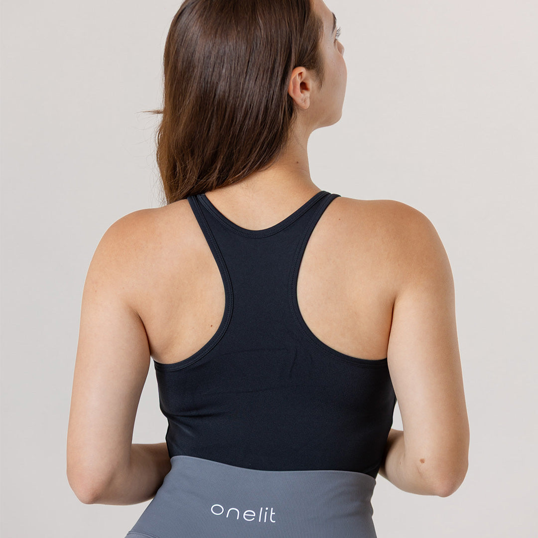 onelit クロップド レーサーバック ビルトインブラトップ