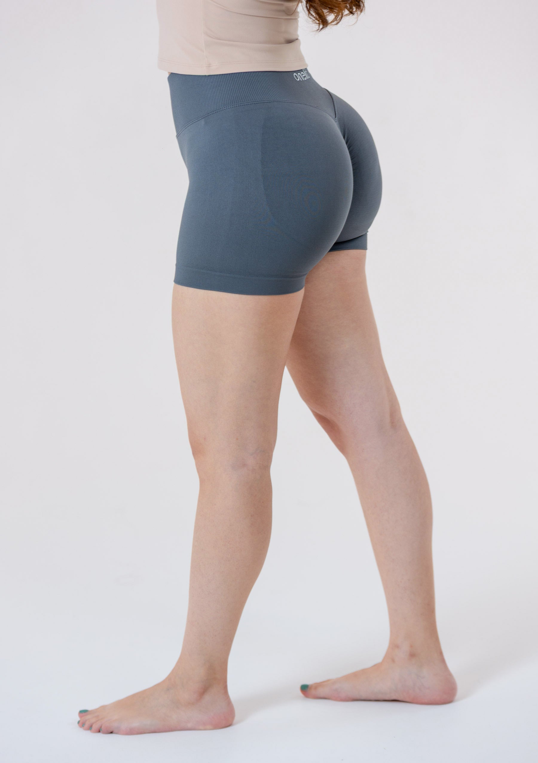 onelit スクランチ シームレス ハイライズショートレギンス